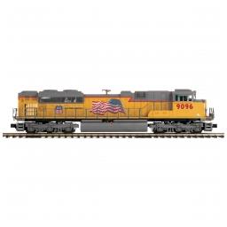 Click here to learn more about the M.T.H. Electric Trains O SD70ACe w/PS3 Hi-Rail, UP #9096.