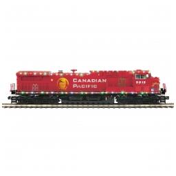 Click here to learn more about the M.T.H. Electric Trains O-27 AC4400cs w/PS3 Hi-Rail, CPR #9815.