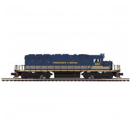 Click here to learn more about the M.T.H. Electric Trains O-27 SD40-2 w/PS3, Chesapeake & Indiana #6321.