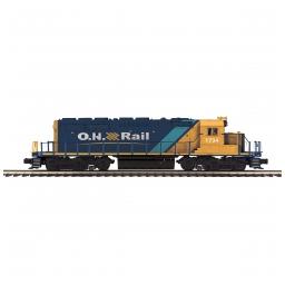 Click here to learn more about the M.T.H. Electric Trains O-27 SD40-2 w/PS3, ONT #1734.
