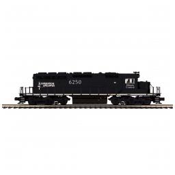 Click here to learn more about the M.T.H. Electric Trains O-27 SD40-2 w/PS3, IC #6250.