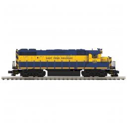 Click here to learn more about the M.T.H. Electric Trains O-27 GP38-2 w/PS3 Hi-Rail, East Penn Railroad#2800.