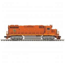 Click here to learn more about the M.T.H. Electric Trains O-27 GP38-2 w/PS3 Hi-Rail, EJ&E #703.