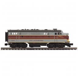 Click here to learn more about the M.T.H. Electric Trains O-27 F7 A w/PS3 Hi-Rail, EL #6351.