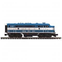 Click here to learn more about the M.T.H. Electric Trains O-27 F7 A w/PS3 Hi-Rail, NKP #83.