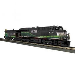 Click here to learn more about the M.T.H. Electric Trains O-27 Imperial ES44AC & Caboose w/PS3, NS/Echo.
