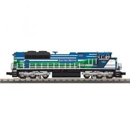 Click here to learn more about the M.T.H. Electric Trains O-27 Imperial SD70ACe w/PS3, EMD Demo #1501.