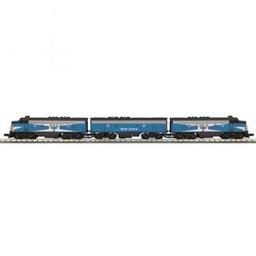 Click here to learn more about the M.T.H. Electric Trains O-27 F3 A/B/A w/PS3, B&M #4227.