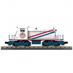 Click here to learn more about the M.T.H. Electric Trains O-27 SW-1 Switcher w/PS3, Inland Steel #76.