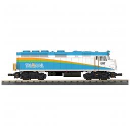 Click here to learn more about the M.T.H. Electric Trains O-27 F40 w/PS3, Florida Tri Rail #807.