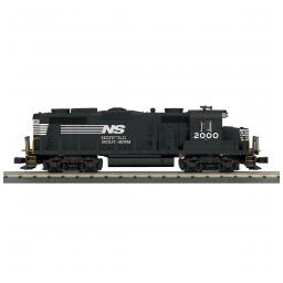 Click here to learn more about the M.T.H. Electric Trains O-27 GP-20 w/PS3, NS #2000.