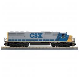 Click here to learn more about the M.T.H. Electric Trains O-27SD60 w/PS3, CSX #8714.