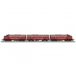 Click here to learn more about the M.T.H. Electric Trains O-27 F-3 A/B/A w/PS3, EMD Demonstrator #462.