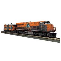Click here to learn more about the M.T.H. Electric Trains O-27 Imperial ES44AC & Caboose w/PS3, Halloween.