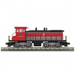 Click here to learn more about the M.T.H. Electric Trains O-27 SW1500 w/PS3, NASA #2.