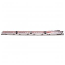 Click here to learn more about the M.T.H. Electric Trains O-27 Aerotrain Passenger Set w/PS3, NYC #1001.
