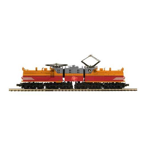 M.T.H. Electric Trains O Hi-Rail EP-2 Bipolar w/PS3,MILW/Org/Red/Gray#E-3