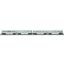 Click here to learn more about the M.T.H. Electric Trains O-27 3200 Subway w/PS3, CTA/Silver (4).