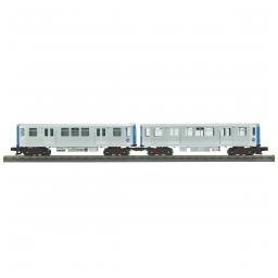 Click here to learn more about the M.T.H. Electric Trains O-27 3200 Subway Dummy, CTA/Silver (2).