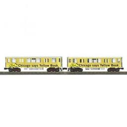 Click here to learn more about the M.T.H. Electric Trains O-27 3200 Subway Dummy, Yellowbrook (2).