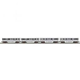 Click here to learn more about the M.T.H. Electric Trains O-27 3200 Subway w/PS3, CTA/Two Tone Silver (4).