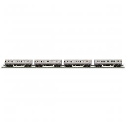 Click here to learn more about the M.T.H. Electric Trains O-27 R-12 w/PS3, MTA/Gray #5710 (4).