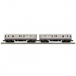 Click here to learn more about the M.T.H. Electric Trains O-27 R-12 w/PS3, MTA/Gray #5740 (2).