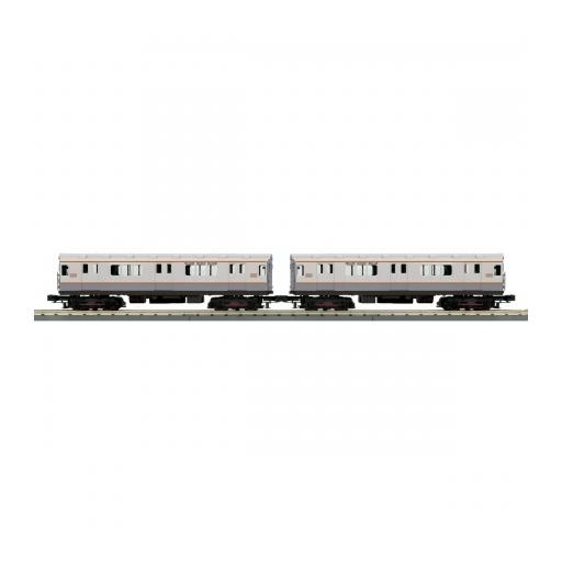 M.T.H. Electric Trains O-27 R-12 w/PS3, MTA/Gray #5740 (2)