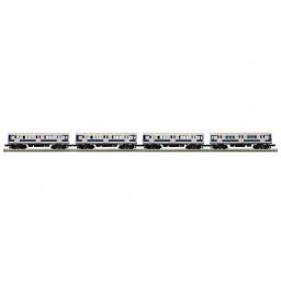 Click here to learn more about the M.T.H. Electric Trains O-27 R-12 w/PS3, MTA/Silver/Blue #5759 (4).