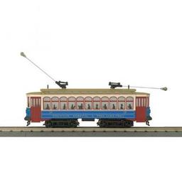 Click here to learn more about the M.T.H. Electric Trains O-27 Brill Trolley w/PS3, SEPTA #17.