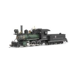 Click here to learn more about the Bachmann Industries On30 Spectrum 2-6-0, D&RGW/Black/Tan #136.