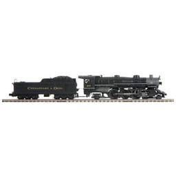Click here to learn more about the M.T.H. Electric Trains O 4-6-2 Pacific w/PS3, C&O.