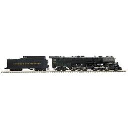 Click here to learn more about the M.T.H. Electric Trains O Hi-Rail 2-6-6-4 Class A w/PS, N&W #4.