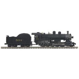 Click here to learn more about the M.T.H. Electric Trains O Hi-Rail 2-10-0 Russian Decapod w/PS3, SAL #504.