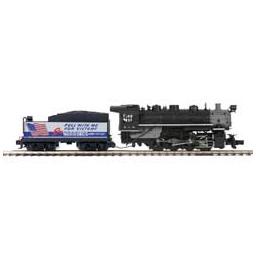 Click here to learn more about the M.T.H. Electric Trains O Hi-Rail 0-8-0 w/PS3, KCS #1025.
