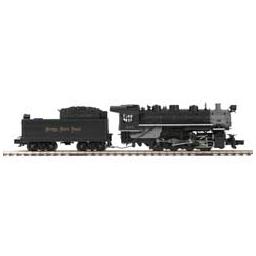 Click here to learn more about the M.T.H. Electric Trains O Hi-Rail 0-8-0 w/PS3, NKP #272.