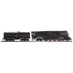 Click here to learn more about the M.T.H. Electric Trains O Hi-Rail 4-8-4 GS-4 w/PS3, BNSF #4449.