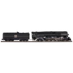 Click here to learn more about the M.T.H. Electric Trains O Hi-Rail 4-8-4 GS-6 w/PS3, WP #485.