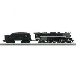 Click here to learn more about the M.T.H. Electric Trains O-27 Imperial 2-8-4 Bershire w/PS3, C&O #2699.