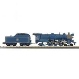 Click here to learn more about the M.T.H. Electric Trains O-27 Imperial 4-6-2 P47 w/PS3, CNJ #833.