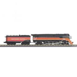 Click here to learn more about the M.T.H. Electric Trains O-27 Imperial 4-8-4 GS4 w/PS3,SP/Large Letter#4449.