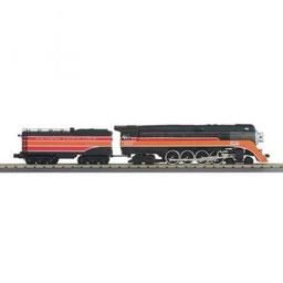 Click here to learn more about the M.T.H. Electric Trains O-27 Imperial 4-8-4 GS4 w/PS3,SP/Small Letter#4449.