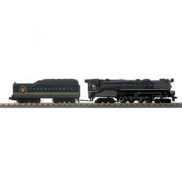 Click here to learn more about the M.T.H. Electric Trains O-27 Imperial 6-8-6 S-2 w/PS3, PRR #6201.