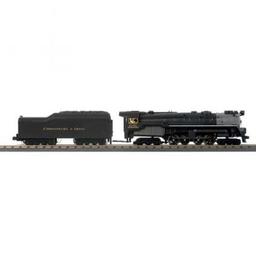 Click here to learn more about the M.T.H. Electric Trains O-27 Imperial 6-8-6 S-2 w/PS3, C&O #6200.