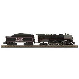 Click here to learn more about the M.T.H. Electric Trains O-27 Imperial 4-6-4 Hudson w/PS3, B&M #3702.
