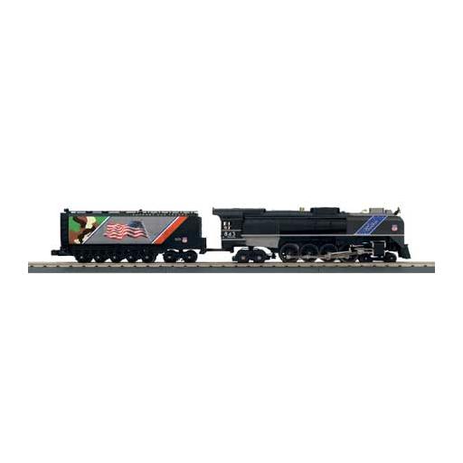 M.T.H. Electric Trains O-27 Imperial 4-8-4 FEF w/PS3, UP #843