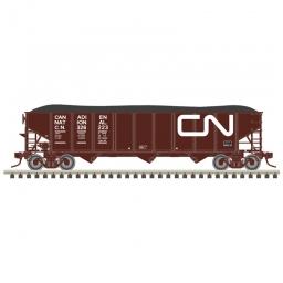 Click here to learn more about the Atlas O, LLC O Trainman 70-Ton 9-Panel Hopper, CN (2R).