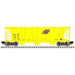 Click here to learn more about the Atlas O, LLC O Trainman 3-Bay PS-2 Covered Hopper, C&NW.
