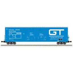 Click here to learn more about the Atlas Model Railroad O 53'' Evans Double Plug-Door Box, GTW (3R).