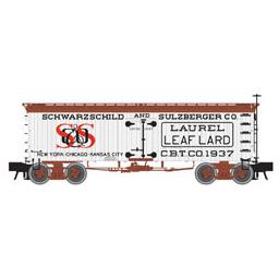 Click here to learn more about the Atlas O, LLC O 36'' Wood Reefer, Schwarzschild/Sulzberger Lard.